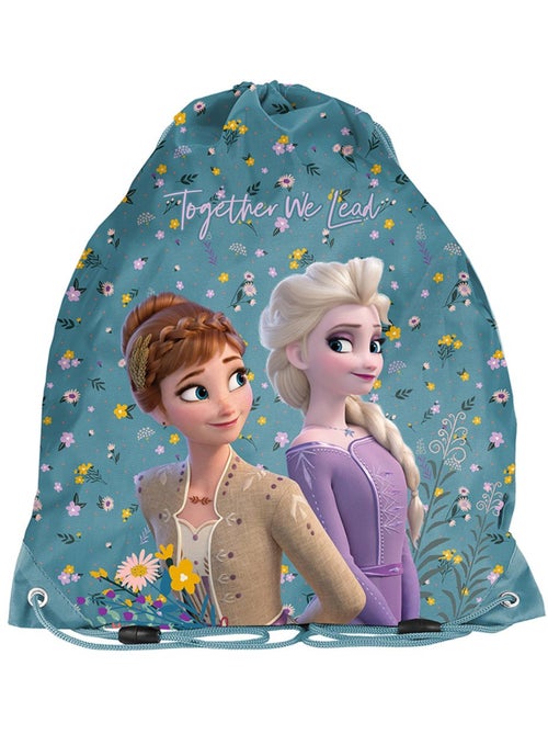 Sac à chaussures à ficelles 'La Reine des Neiges' 38 x 34 cm – PASO - Kiabi