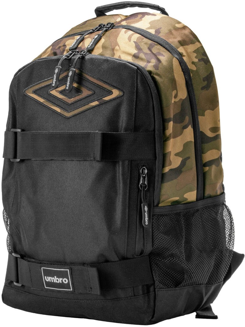Sac à dos 2 compartiments et dos et bretelles rembourrés camo umbro Vert kaki - Kiabi