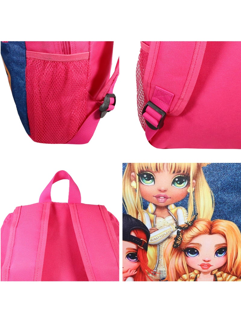 Sac à dos 37 cm avec poche Rainbow High Multicolore Multicolore - Kiabi