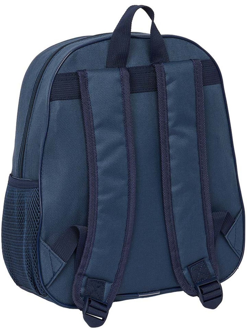 Sac à dos 3D Real Madrid Safta thermoformé Blanc Bleu marine Bleu - Kiabi