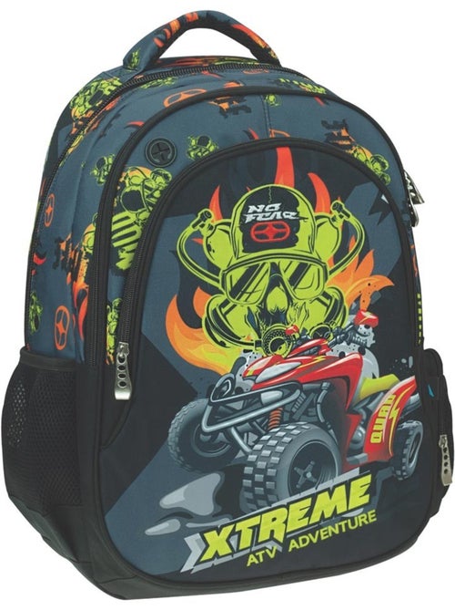Sac à dos 48 cm No Fear Adventure - 2 compartiments zippés - - Kiabi Sac à dos 48 cm No Fear Adventure - 2 compartiments zippés - - Kiabi