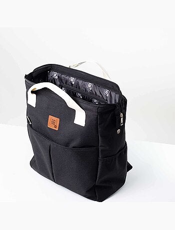 Sac à dos à langer avec passant valise