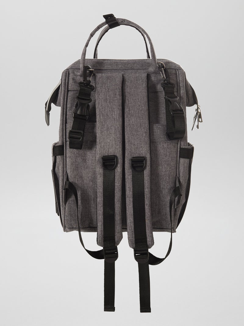 Sac à dos à langer 'Tineo' Gris - Kiabi