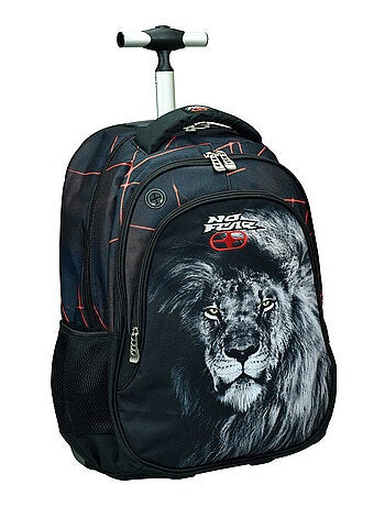 Sac à dos à roulettes - Imprimé lion King of Jungle - No Fear
