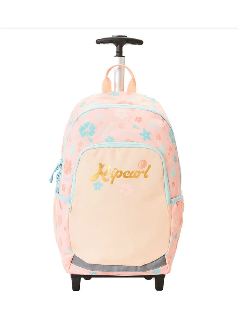 Sac à dos à roulettes - polyester premium - rip curl Rose - Kiabi