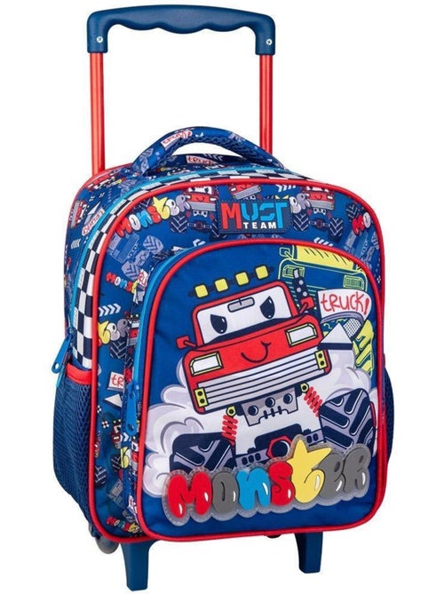 Sac à dos à roulettes 31 cm CMP monster truck – 2 poches filet - Kiabi Sac à dos à roulettes 31 cm CMP monster truck – 2 poches filet - Kiabi
