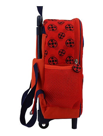 Sac à dos à roulettes 3D Miraculous Ladybug pratique