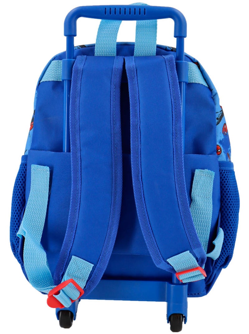 Sac à dos à roulettes 3D polyester moulé Spiderman Bleu Rouge Blanc - Kiabi