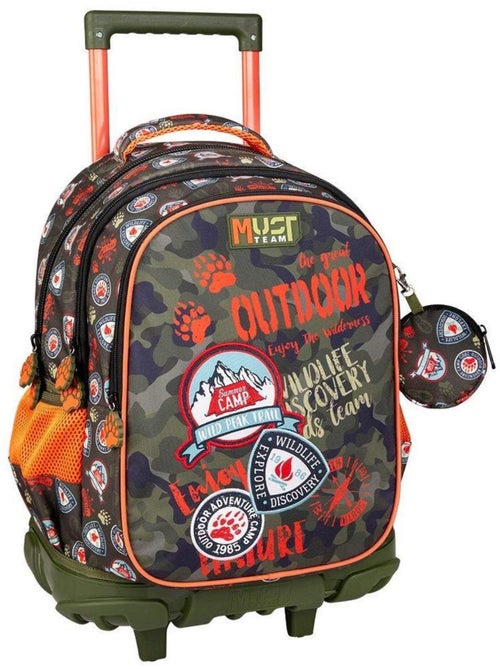 Sac à dos à roulettes 45 cm 3 compartiments zippés outdoor - CMP - Kiabi Sac à dos à roulettes 45 cm 3 compartiments zippés outdoor - CMP - Kiabi