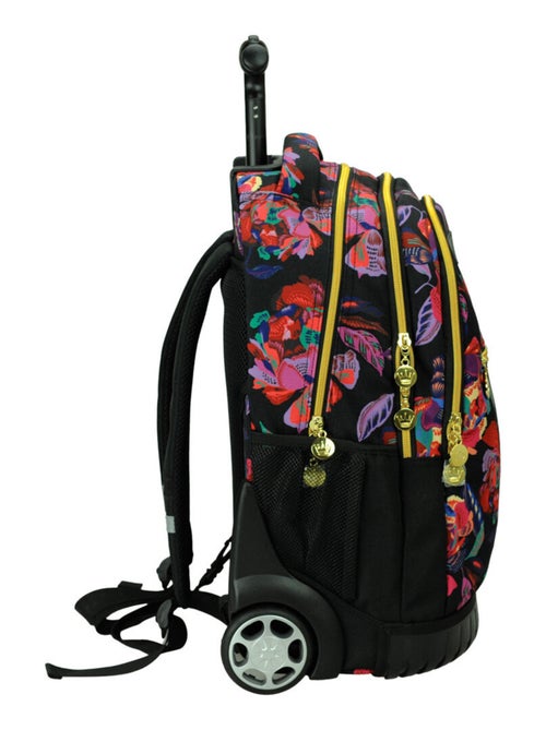 Sac à dos à roulettes 48 CM - Imprimé fleurs - Hallmark haut de gamme - Kiabi