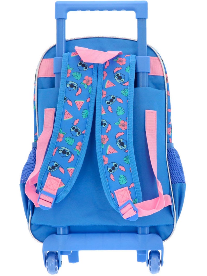 Sac à dos à roulettes 48 cm Lilo et Stitch Stitch Happy 2 compartiments Multicolore - Kiabi