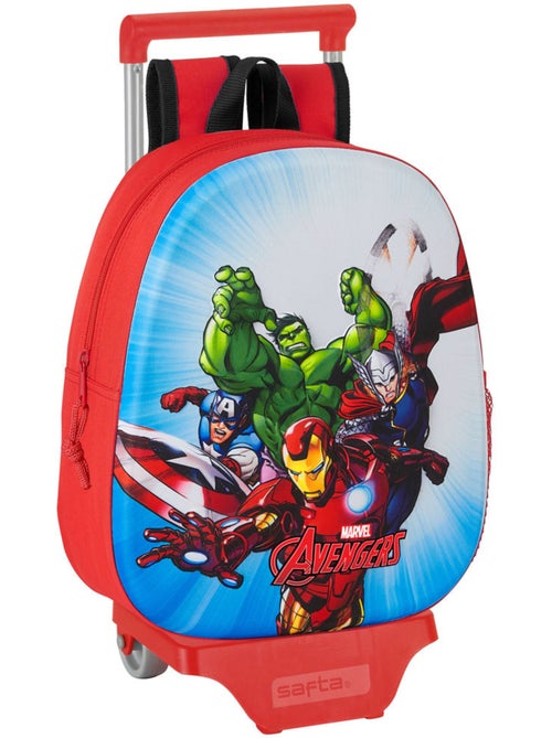Sac à dos à roulettes Avengers polyester modèle 705 pour maternelle - Kiabi Sac à dos à roulettes Avengers polyester modèle 705 pour maternelle - Kiabi