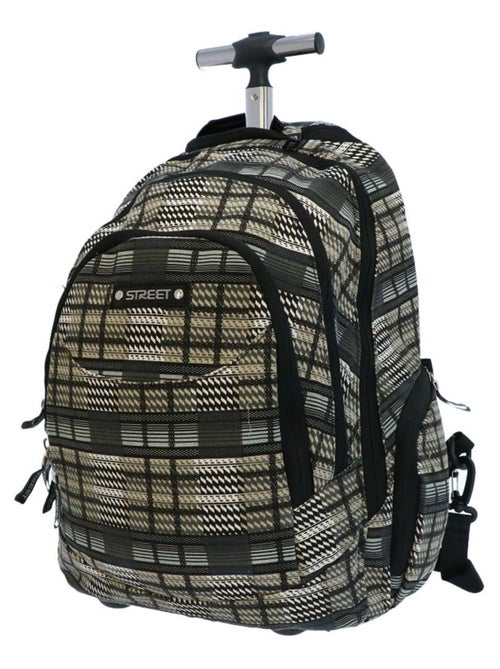 Sac à dos à roulettes Canvas 45 CM - 3 Cpt (Modèle 2) - Kiabi Sac à dos à roulettes Canvas 45 CM - 3 Cpt (Modèle 2) - Kiabi