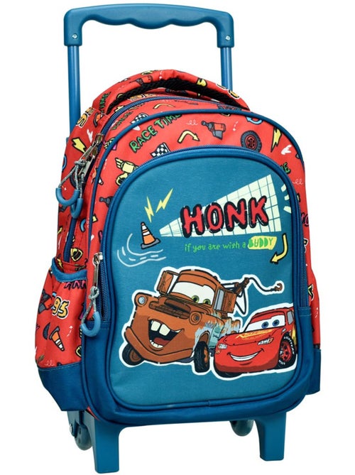 Sac à dos à roulettes Cars en polyester imprimé - Kiabi Sac à dos à roulettes Cars en polyester imprimé - Kiabi