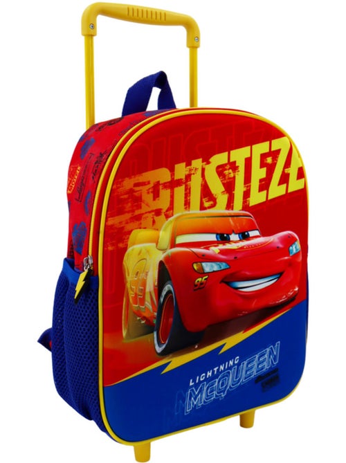 Sac à dos à roulettes Cars Lightning McQueen avec poignée télescopique - Kiabi Sac à dos à roulettes Cars Lightning McQueen avec poignée télescopique - Kiabi
