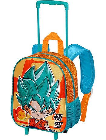 Sac à dos à roulettes 'Dragon Ball' – Z Chibi Trolley maternelle – 34 cm