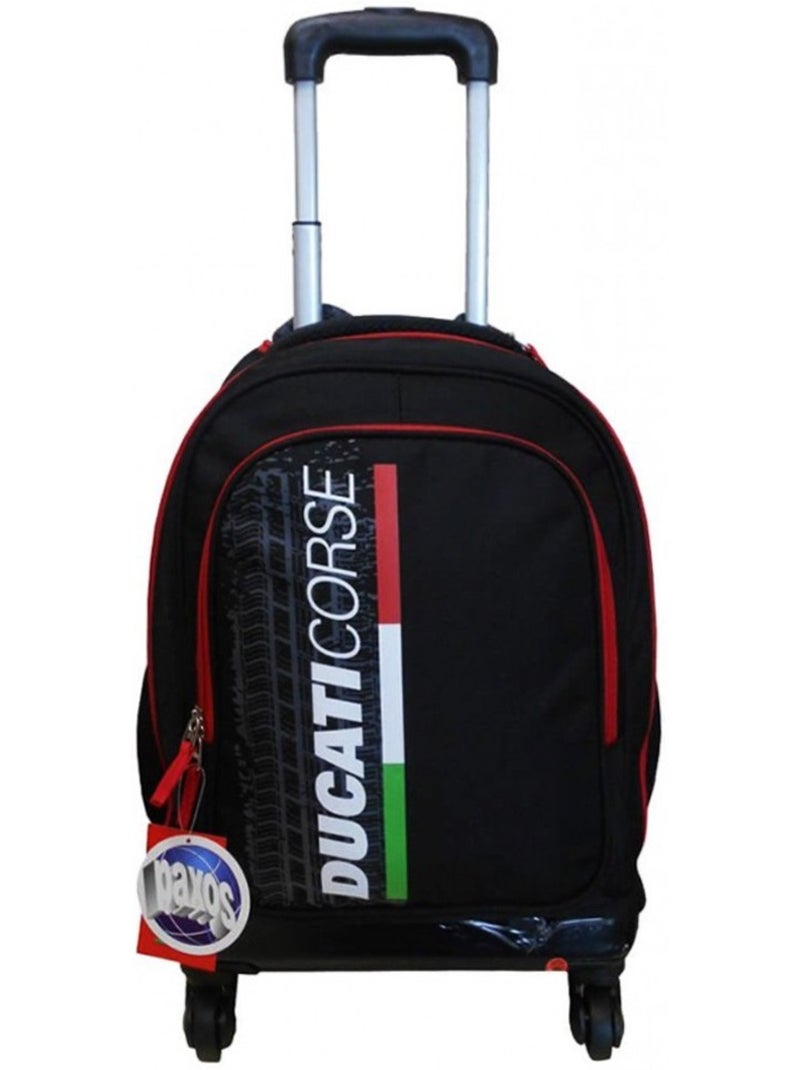 Sac à dos à roulettes 'Ducati' – Moto Corse – 46 cm Multicolore - Kiabi