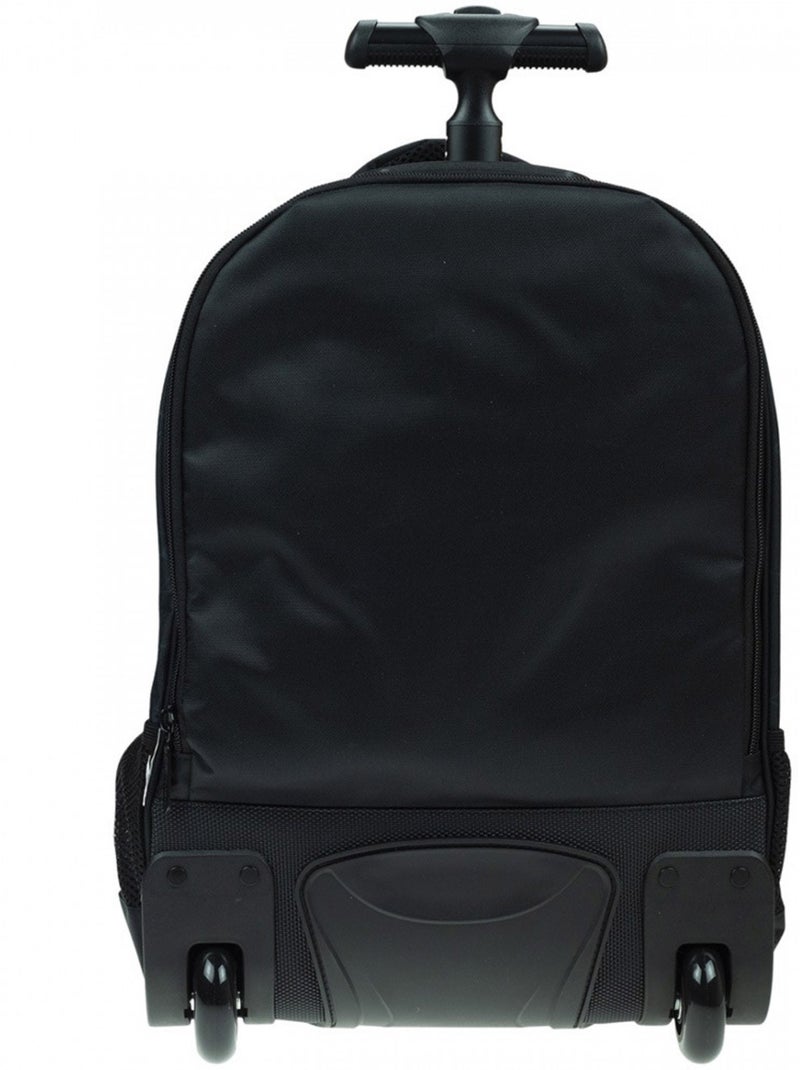 Sac à Dos à Roulettes Ekko League of Legends 48 CM - Trolley scolaire Noir Doré Bleu - Kiabi