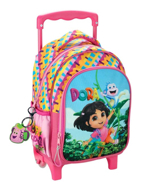 Sac à dos à roulettes enfant - Dora l'exploratrice - Maternelle - Kiabi