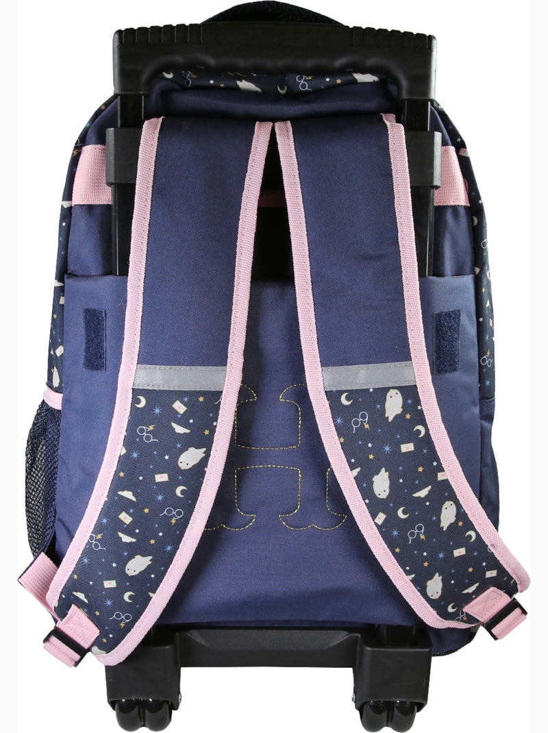 Sac à dos à roulettes enfant Harry Potter bleu nuit 2 compartiments Multicolore - Kiabi