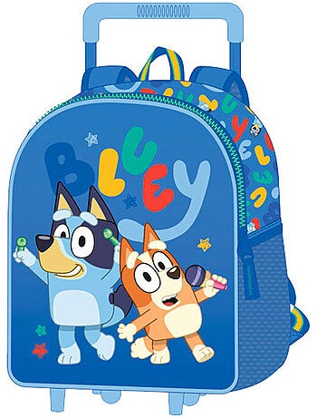 Sac à dos à roulettes Fiesta 32 cm design Bluey et Bingo BLUEY
