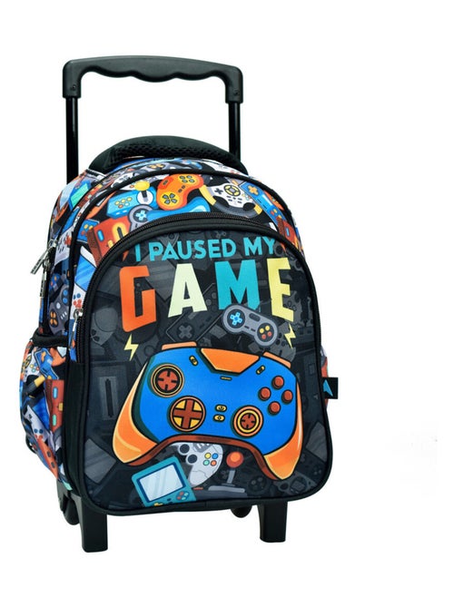 Sac à dos à roulettes Game 30 CM Trolley maternelle - Kiabi Sac à dos à roulettes Game 30 CM Trolley maternelle - Kiabi