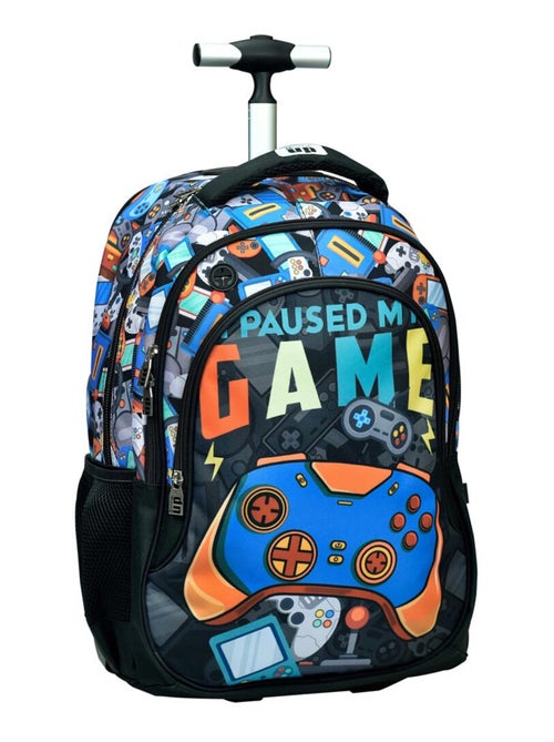 Sac à dos à roulettes Gamer Play 48 CM - Cartable qualité supérieure - Kiabi Sac à dos à roulettes Gamer Play 48 CM - Cartable qualité supérieure - Kiabi