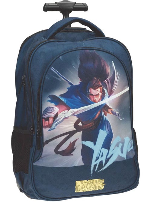 Sac à dos à roulettes imprimé League of Legends Yasuo textile La boutique des toons - Kiabi Sac à dos à roulettes imprimé League of Legends Yasuo textile La boutique des toons - Kiabi