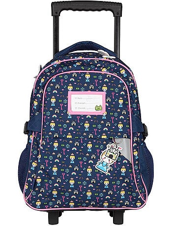 Sac à dos à roulettes KIP 43 cm 2 compartiments avec poignée télescopique