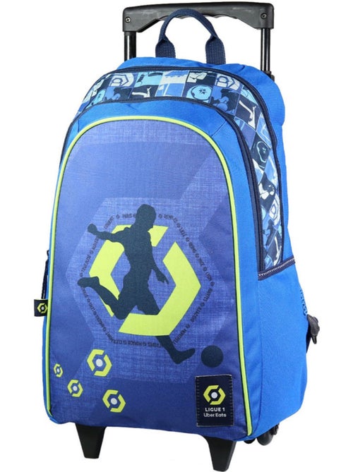 Sac à dos à roulettes Ligue 1 Bagtrotter 45 cm polyester 2 compartiments zippés - Kiabi Sac à dos à roulettes Ligue 1 Bagtrotter 45 cm polyester 2 compartiments zippés - Kiabi