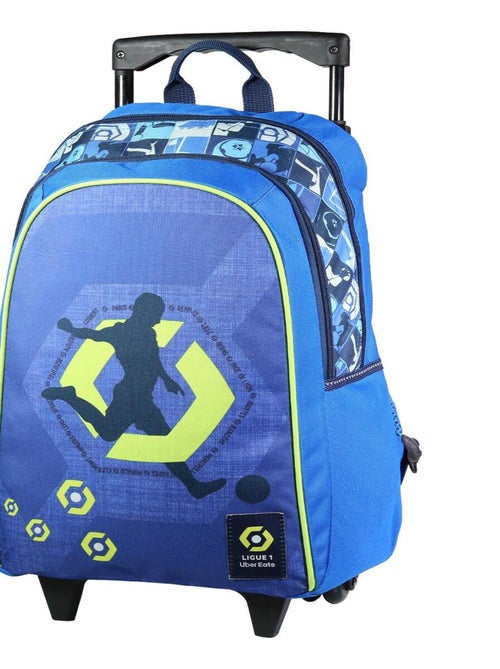 Sac à dos à roulettes Ligue 1 Bagtrotter 45 cm polyester 2 compartiments zippés - Kiabi Sac à dos à roulettes Ligue 1 Bagtrotter 45 cm polyester 2 compartiments zippés - Kiabi