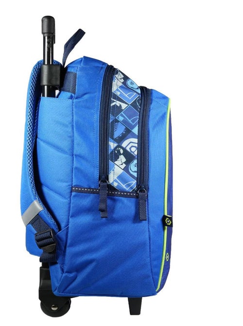 Sac à dos à roulettes Ligue 1 Bagtrotter 45 cm polyester 2 compartiments zippés - Kiabi Sac à dos à roulettes Ligue 1 Bagtrotter 45 cm polyester 2 compartiments zippés - Kiabi
