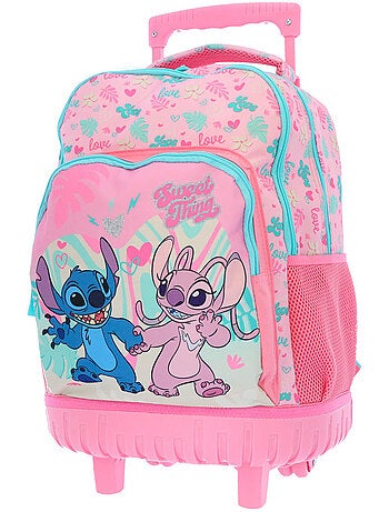 Sac à dos à roulettes Lilo et Stitch 43 cm 29 L avec 2 compartiments