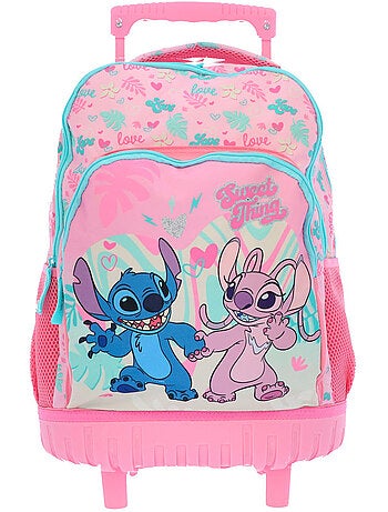 Sac à dos à roulettes Lilo et Stitch 43 cm 29 L avec 2 compartiments
