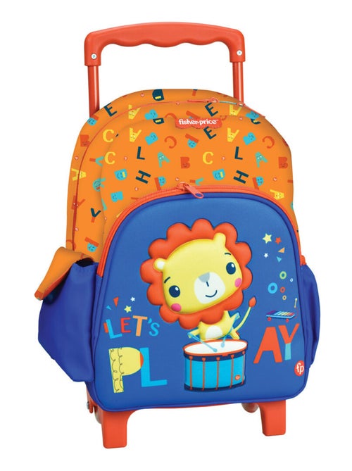 Sac à dos à roulettes Lion Fisher Price 30 CM Maternelle - Kiabi Sac à dos à roulettes Lion Fisher Price 30 CM Maternelle - Kiabi