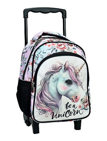 Sac à dos à roulettes maternelle - Licorne Magique pratique