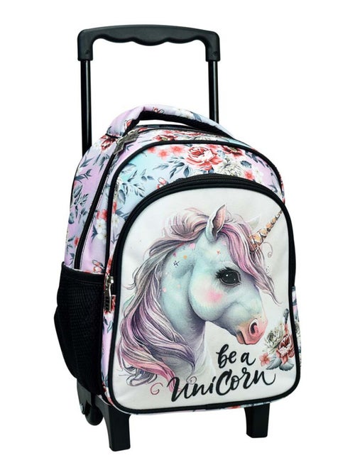 Sac à dos à roulettes maternelle - Licorne Magique pratique - Kiabi