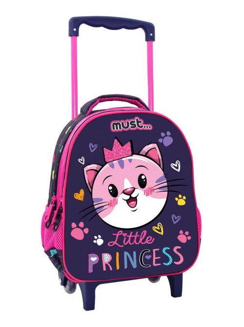 Sac à dos à roulettes maternelle Chat Little Princess - Compact - Little Princess - Kiabi