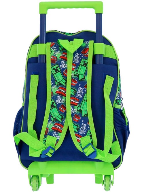 Sac à dos à roulettes Minecraft Creeper 48 cm 2 compartiments Minecraft - Kiabi Sac à dos à roulettes Minecraft Creeper 48 cm 2 compartiments Minecraft - Kiabi