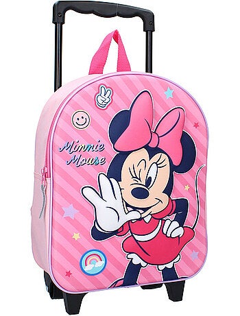 Sac à dos à roulettes 'Minnie Mouse' 3D maternelle 32 cm - MINNIE