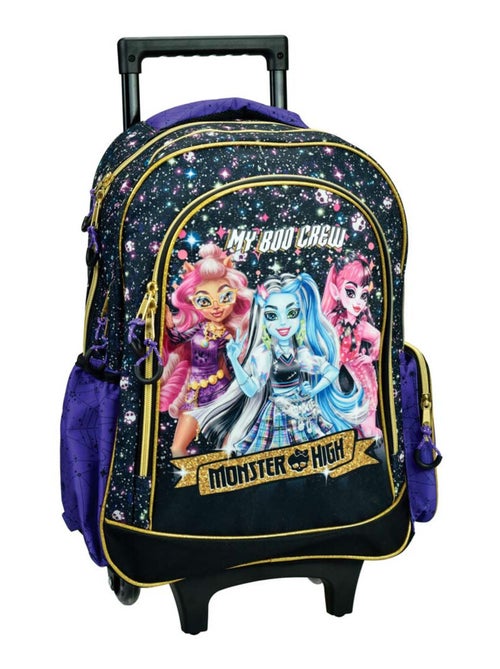 Sac à dos à roulettes Monster High Crew 46 CM Trolley Haut de Gamme - Kiabi