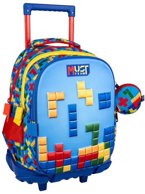 Sac à dos à roulettes 'MUST TEAM' 3 compartiments 45 cm CMP - Kiabi Sac à dos à roulettes 'MUST TEAM' 3 compartiments 45 cm CMP - Kiabi