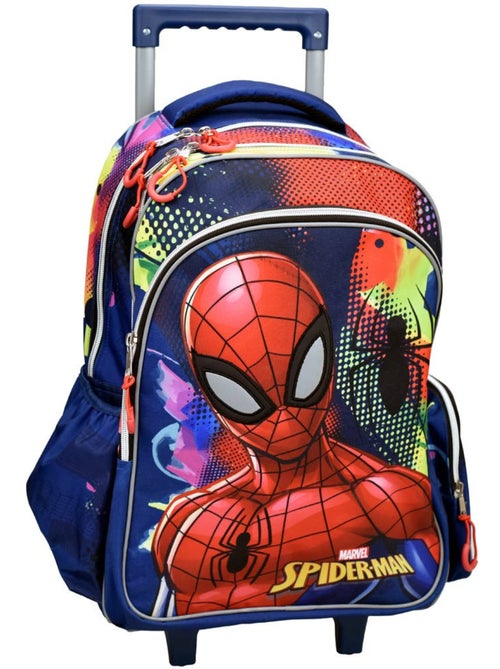 Sac à dos à roulettes polyester motif Spider-Man Spiderman - Kiabi Sac à dos à roulettes polyester motif Spider-Man Spiderman - Kiabi