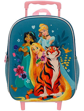Sac à dos à roulettes 'Princesses' – Princesse Disney 3D Maternelle – 32 cm