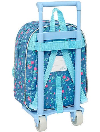 Sac à dos à roulettes Reine des neiges avec sac amovible 4 roues 22x10x27 cm