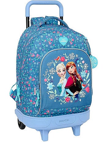 Sac à dos à roulettes Reine des Neiges Sisters 2 roues 22 L textile imprimé