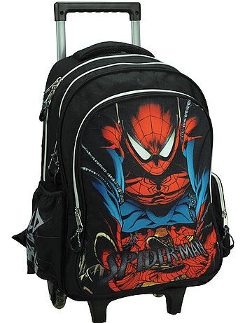 Sac à dos à roulettes scolaire Spider-Man en textile GIM