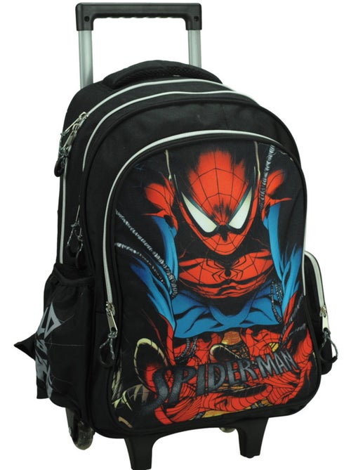 Sac à dos à roulettes scolaire Spider-Man en textile GIM - Kiabi Sac à dos à roulettes scolaire Spider-Man en textile GIM - Kiabi