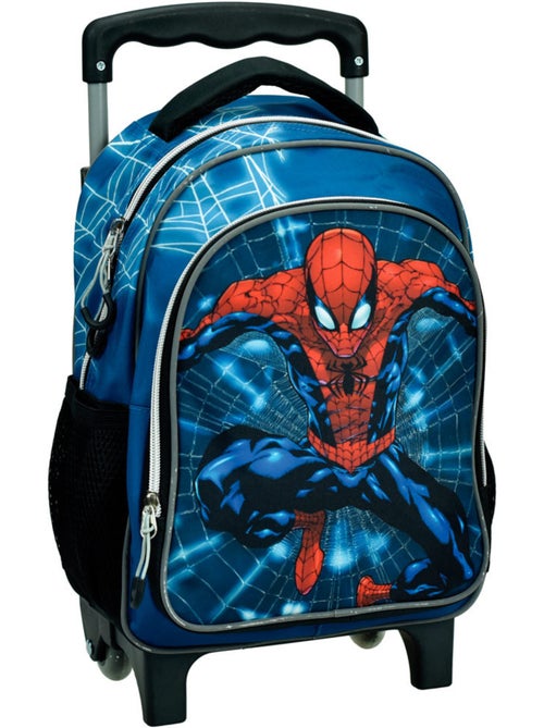 Sac à dos à roulettes scolaire Spider-Man imprimé polyester Gim - Kiabi Sac à dos à roulettes scolaire Spider-Man imprimé polyester Gim - Kiabi