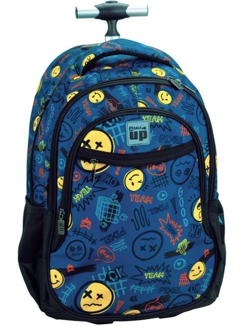 Sac à dos à roulettes – Smiley Back Me Up All Over 2 compartiments – 48 cm – CMP - Kiabi Sac à dos à roulettes – Smiley Back Me Up All Over 2 compartiments – 48 cm – CMP - Kiabi